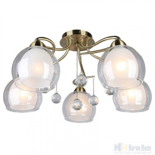 Люстра Omnilux Maluventu OML-54717-05, раздел каталога Люстры с плафонами интернет-магазина Ночи Нет