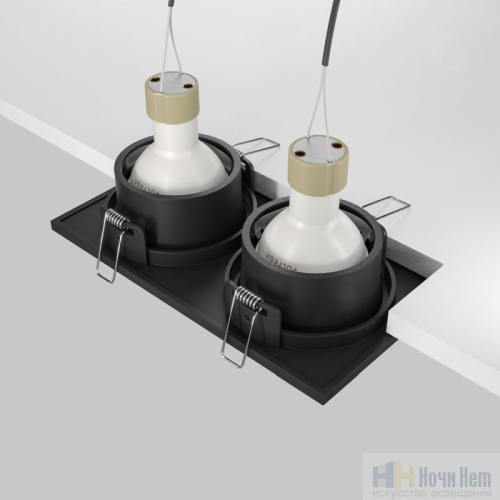 Встраиваемый светильник Maytoni Zoom DL033-2-02B, раздел каталога Точечные светильники для ванной интернет-магазина Ночи Нет