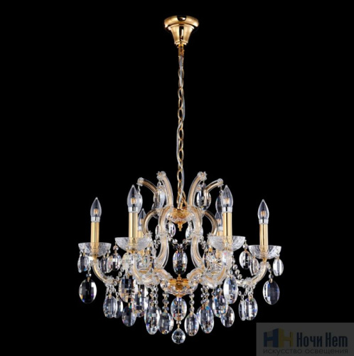 Люстра Crystal Lux HOLLYWOOD SP6 GOLD 2011/306, раздел каталога Хрустальные люстры интернет-магазина Ночи Нет