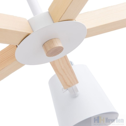 Люстра Arte Lamp Oscar A7141PL-5WH, раздел каталога Люстры с плафонами интернет-магазина Ночи Нет