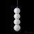 Подвес Crystal Lux Desi SP4 Chrome/White, количество ламп - 1, площадь освещения - 4,8 кв.м Подвес Crystal Lux Desi SP4 Chrome/White, раздел каталога Подвесы 1 лампа интернет-магазина Ночи Нет