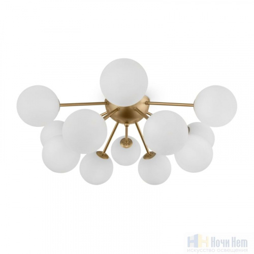 Люстра Freya Alexis FR5120CL-12G, раздел каталога Люстры с плафонами интернет-магазина Ночи Нет