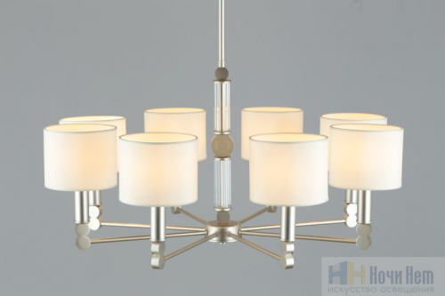 Люстра подвесная Omnilux Scario OML-64513-08, раздел каталога Люстры с абажурами интернет-магазина Ночи Нет
