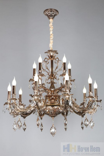 Люстра подвесная Omnilux Nureci OML-74903-18, раздел каталога Хрустальные люстры интернет-магазина Ночи Нет