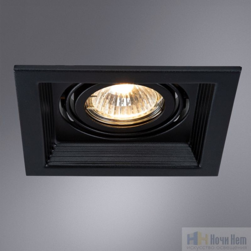 Светильник встраиваемый Arte Lamp Canis A6661PL-1BK, раздел каталога Поворотные точечные светильники интернет-магазина Ночи Нет