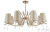 Люстра Crystal Lux RENATA SP8 GOLD 3591/308, количество ламп - 8, площадь освещения - 16 кв.м Люстра Crystal Lux RENATA SP8 GOLD 3591/308, раздел каталога Люстры с абажурами интернет-магазина Ночи Нет