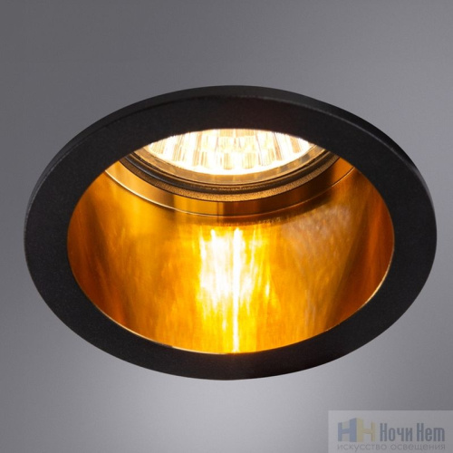 Светильник встраиваемый Arte Lamp Caph A2165PL-1BK, раздел каталога Точечные светильники металл интернет-магазина Ночи Нет