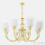 Люстра Crystal Lux ELENA SP8 GOLD 1621/308, раздел каталога Люстры с плафонами интернет-магазина Ночи Нет