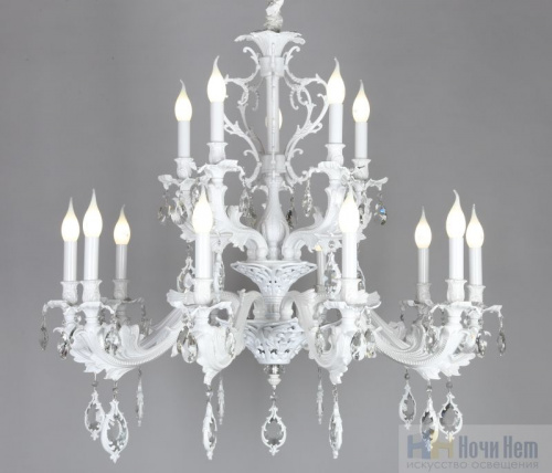 Люстра подвесная Omnilux Senis OML-74713-15, раздел каталога Хрустальные люстры интернет-магазина Ночи Нет