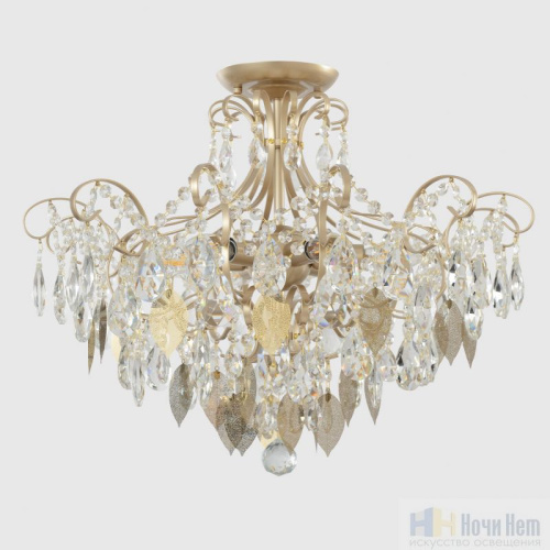 Люстра Crystal Lux ESMIRALDA PL6 GOLD 0523/106, раздел каталога Хрустальные люстры интернет-магазина Ночи Нет