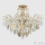 Люстра Crystal Lux ESMIRALDA PL6 GOLD 0523/106, раздел каталога Хрустальные люстры интернет-магазина Ночи Нет