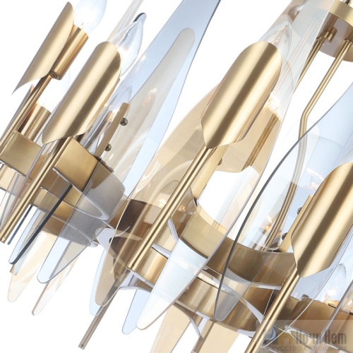 Люстра Crystal Lux CASA SP-PL12 BRASS 1350/312, раздел каталога Стеклянные люстры интернет-магазина Ночи Нет