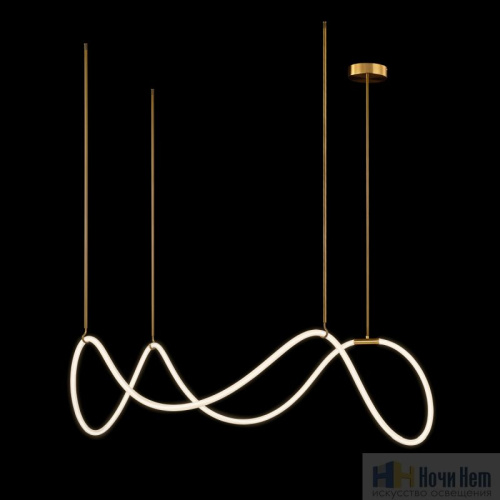 Люстра LOFT IT Thread 10388P/B Brass, раздел каталога Светодиодные люстры интернет-магазина Ночи Нет