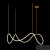 Люстра LOFT IT Thread 10388P/B Brass, количество ламп - 1, площадь освещения - 8,8 кв.м Люстра LOFT IT Thread 10388P/B Brass, раздел каталога Светодиодные люстры интернет-магазина Ночи Нет