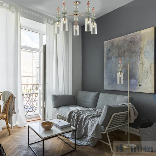 Люстра Odeon Light Bizet 4855/5C, раздел каталога Люстры с плафонами интернет-магазина Ночи Нет