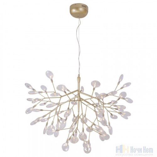 Люстра Crystal Lux Evita SP63 Gold/TranSParent, раздел каталога Кованые люстры интернет-магазина Ночи Нет