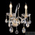 Бра Crystal Lux MONICA AP2 GOLD 2502/402, количество ламп - 2, площадь освещения - 4 кв.м Бра Crystal Lux MONICA AP2 GOLD 2502/402, раздел каталога Хрустальные бра интернет-магазина Ночи Нет