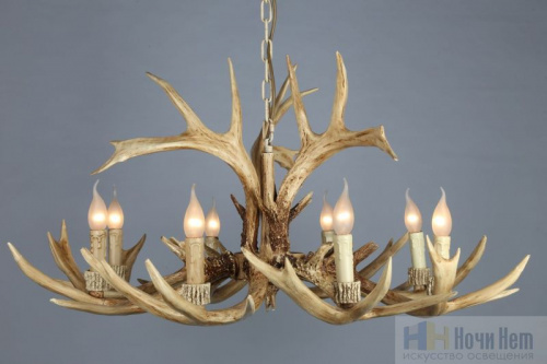 Люстра подвесная Omnilux Loureiro OML-52003-08, раздел каталога Деревянные люстры интернет-магазина Ночи Нет