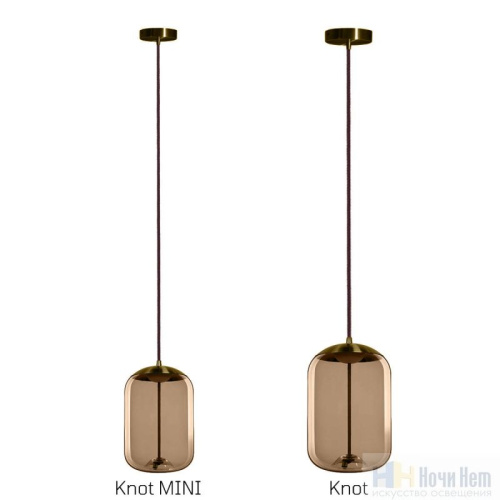 Светильник подвесной LOFT IT Knot 8135-C mini, раздел каталога Подвесы 1 лампа интернет-магазина Ночи Нет
