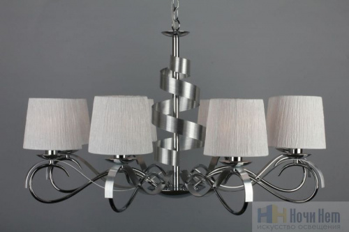 Люстра подвесная Omnilux Genoa OML-60103-08, раздел каталога Люстры с абажурами интернет-магазина Ночи Нет