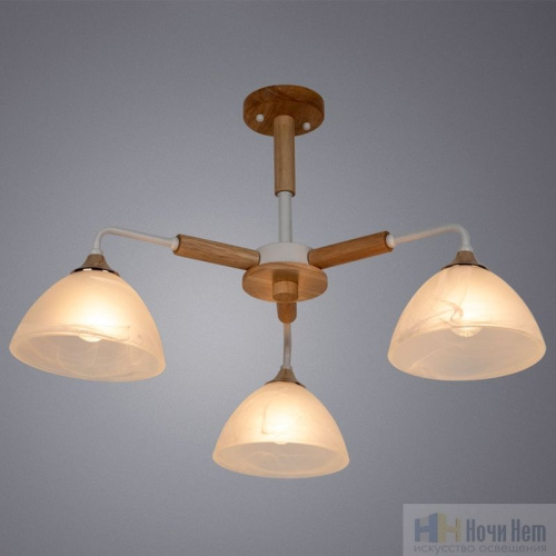 Люстра Arte Lamp Matthew A5032PL-3BR, раздел каталога Люстры с плафонами интернет-магазина Ночи Нет