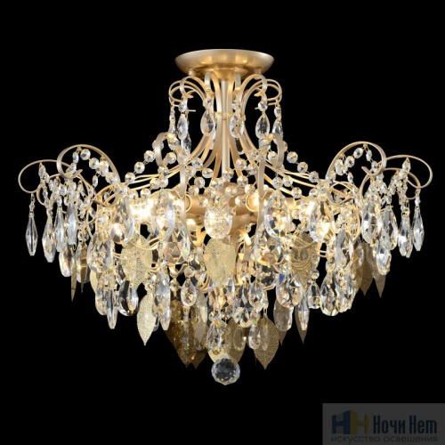 Люстра Crystal Lux ESMIRALDA PL6 GOLD 0523/106, раздел каталога Хрустальные люстры интернет-магазина Ночи Нет
