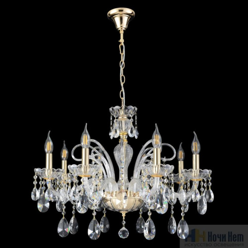 Люстра Crystal Lux MONICA SP8 GOLD 2502/308, раздел каталога Хрустальные люстры интернет-магазина Ночи Нет