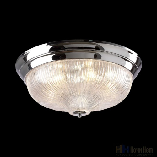 Потолочный Светильник Crystal Lux Lluvia PL4 Chrome D370, раздел каталога Круглые классические светильники интернет-магазина Ночи Нет