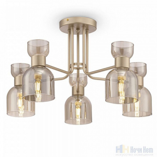 Люстра Freya Isla FR5094PL-05G, раздел каталога Люстры с плафонами интернет-магазина Ночи Нет