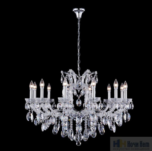 Люстра Crystal Lux HOLLYWOOD SP12 CHROME 2010/312, раздел каталога Хрустальные люстры интернет-магазина Ночи Нет