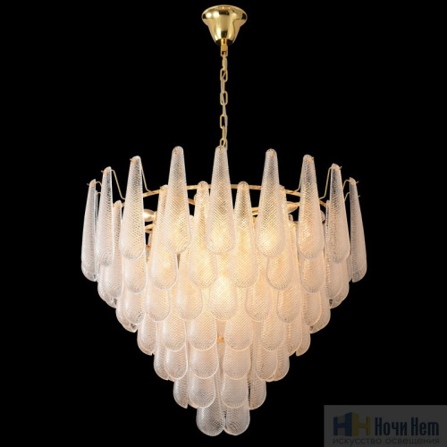 Люстра Crystal Lux FONTAIN SP18 GOLD 1802/318, раздел каталога Стеклянные люстры интернет-магазина Ночи Нет