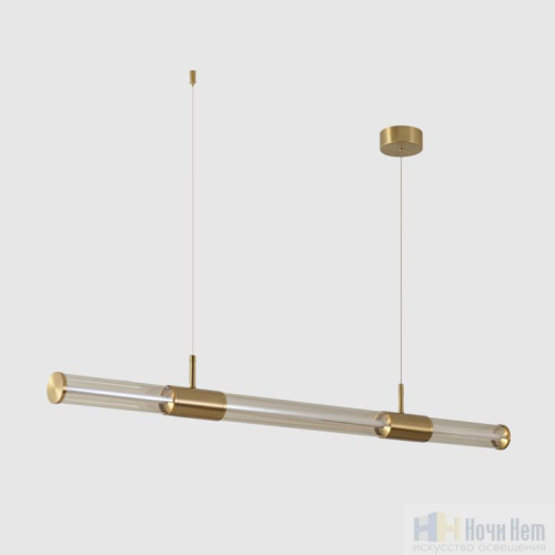 Люстра Crystal Lux LINEUP SP24W LED BRASS 3760/224, раздел каталога Светодиодные люстры интернет-магазина Ночи Нет