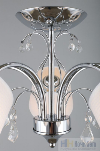 Люстра Omnilux Novello OML-56307-05, раздел каталога Люстры с абажурами интернет-магазина Ночи Нет