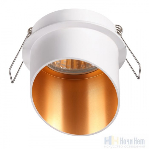 Встраиваемый светильник Novotech Butt 370436, раздел каталога Точечные светильники металл интернет-магазина Ночи Нет