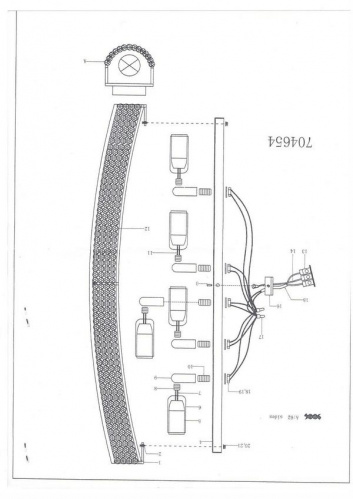 Бра Osgona Monile 704654, раздел каталога Хрустальные бра интернет-магазина Ночи Нет