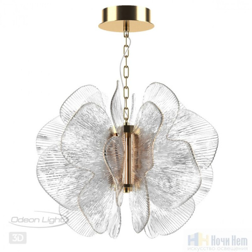 Люстра Odeon Light Siama 5089/80L, раздел каталога Стеклянные люстры интернет-магазина Ночи Нет