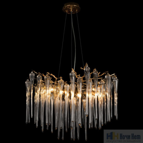 Люстра LOFT IT Waterfall 10350/600 AB, раздел каталога Стеклянные люстры интернет-магазина Ночи Нет