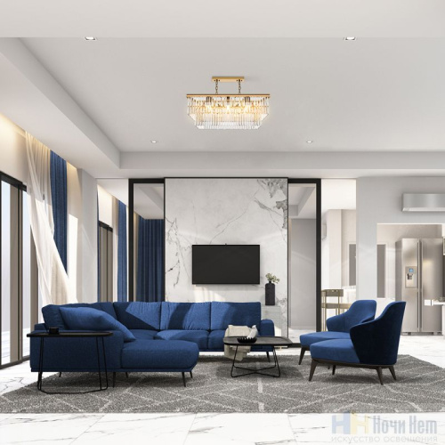 Люстра Maytoni Revero MOD085PL-08G, раздел каталога Хрустальные люстры интернет-магазина Ночи Нет