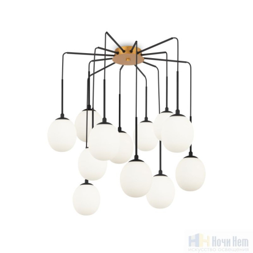 Люстра Maytoni Branch MOD176PL-12G, раздел каталога Люстры с плафонами интернет-магазина Ночи Нет