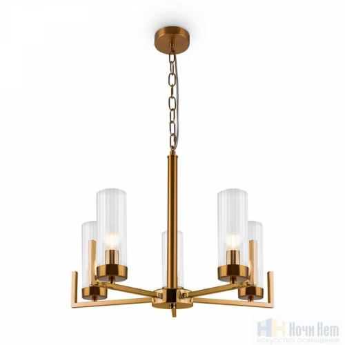 Люстра Freya Adeline FR5214PL-05BS, раздел каталога Люстры с плафонами интернет-магазина Ночи Нет