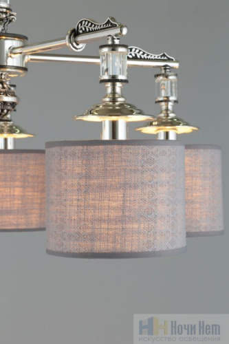 Люстра потолочная Omnilux Rovigo OML-64317-05, раздел каталога Люстры с абажурами интернет-магазина Ночи Нет