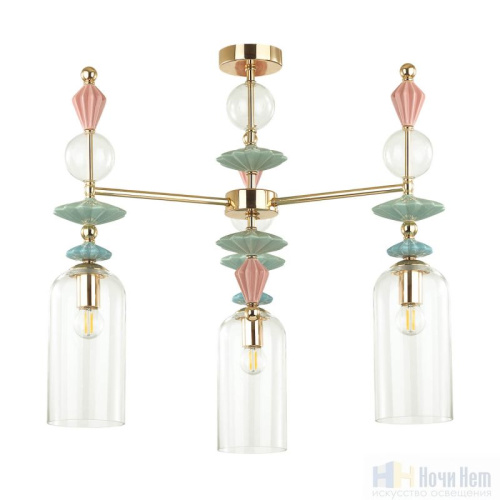 Люстра Odeon Light Bizet 4855/3C, раздел каталога Люстры с плафонами интернет-магазина Ночи Нет