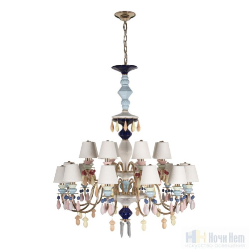 Люстра Loft IT Grace 10203/12+8 Mult, раздел каталога Люстры с абажурами интернет-магазина Ночи Нет