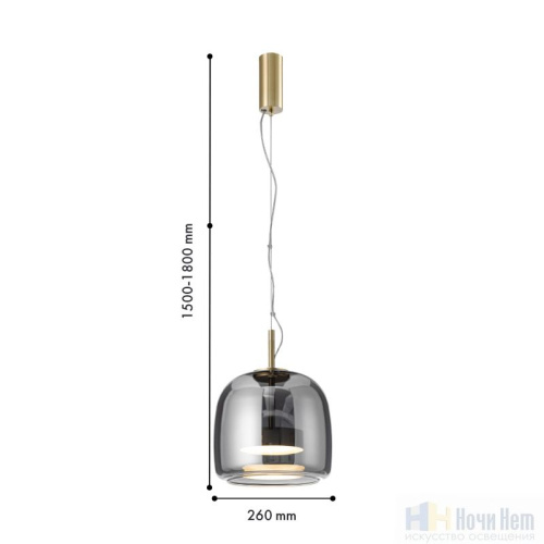 Светильник подвесной Favourite Reflex 4234-1P, раздел каталога Подвесы 1 лампа интернет-магазина Ночи Нет