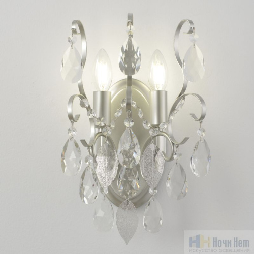 Бра Crystal Lux ESMIRALDA AP2 SILVER 0524/402, раздел каталога Хрустальные бра интернет-магазина Ночи Нет