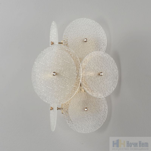 Бра Crystal Lux DANDELION AP2 GOLD 4060/402, раздел каталога Стеклянные бра интернет-магазина Ночи Нет