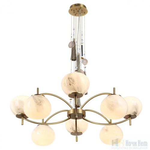 Люстра Odeon Light Fiolent 5432/8, раздел каталога Люстры с плафонами интернет-магазина Ночи Нет