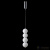 Подвес Crystal Lux Desi SP4 Chrome/White, раздел каталога Подвесы 1 лампа интернет-магазина Ночи Нет