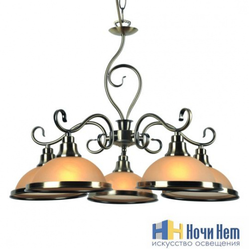 Люстра Arte Lamp Safari A6905LM-5AB, раздел каталога Люстры с плафонами интернет-магазина Ночи Нет