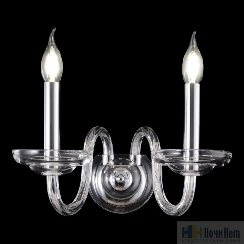 Бра Crystal Lux ARABESQUE AP2 CHROME 1092/402, раздел каталога Стеклянные бра интернет-магазина Ночи Нет